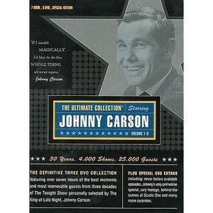 Johnny Carson:‎ The Ultimate Collection (DVD, 2003, 3-Disc Set)